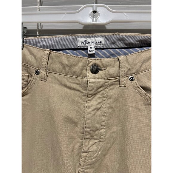 Peter Millar Khaki Pants - Size 33x34 - Picture 2 of 5